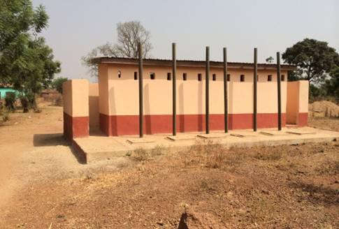 public toilet at Mampong