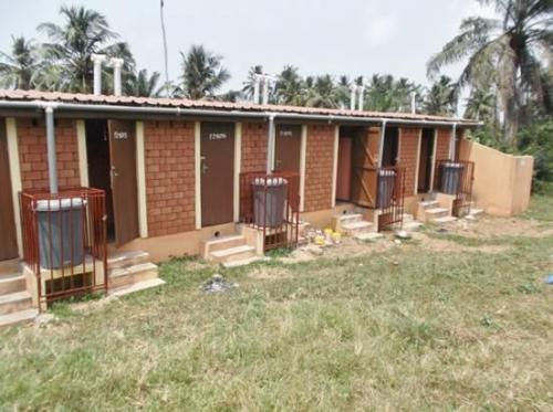 public toilet at Bekwai